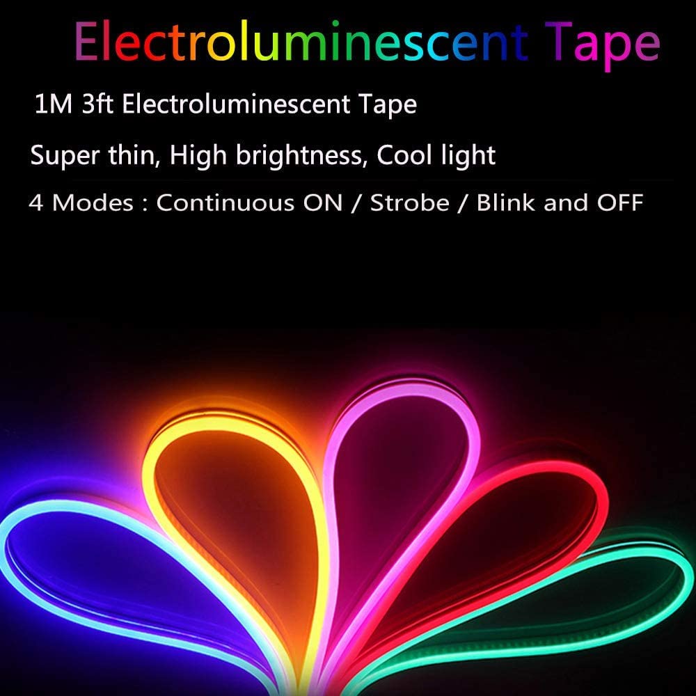 lychee Electroluminescent EL Wire Rope Belt 3Ft Green Plastic Model 74c5d5fd-11a4-40e0-8ede-f519b8bf36