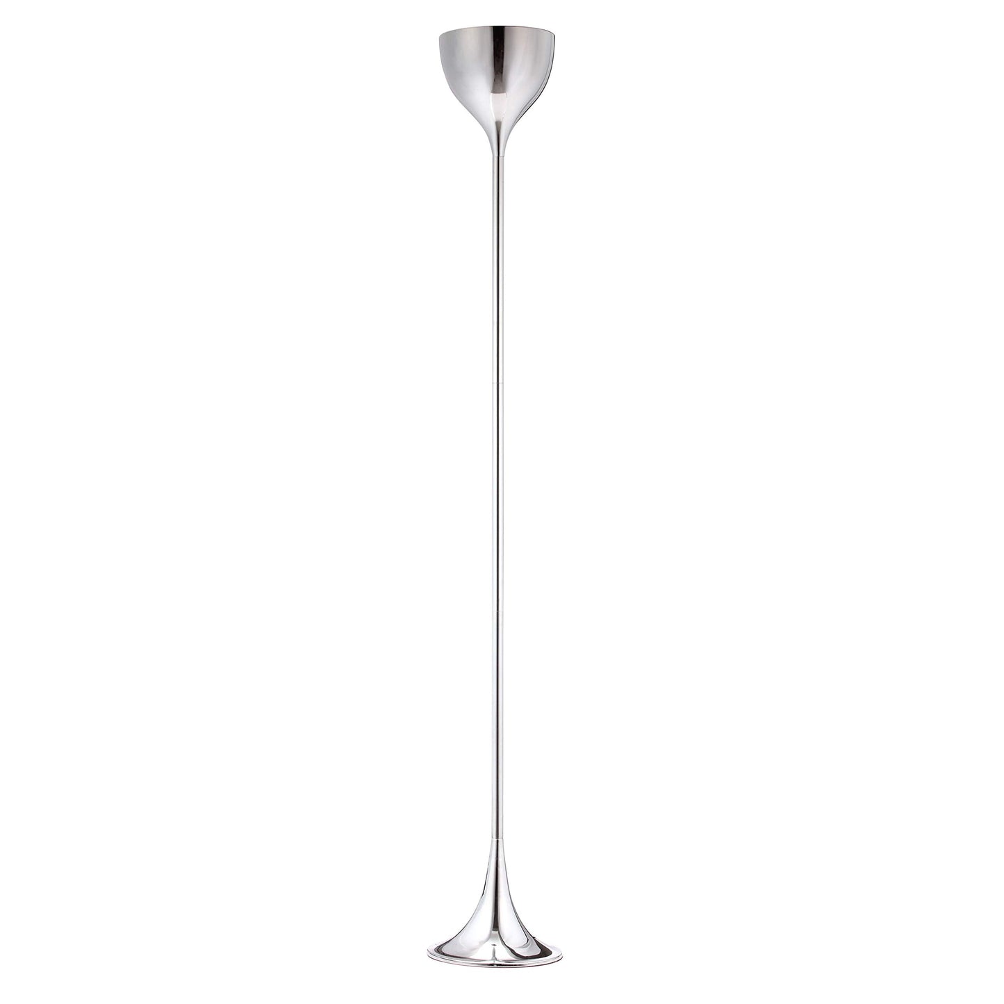 Zuo Neutrino Floor Lamp, Steel, Chrome Finish, Model 50013