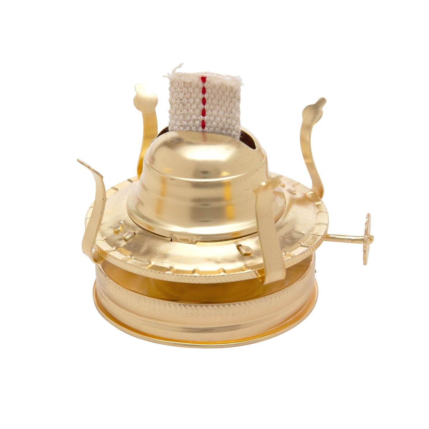 Creative Hobbies Mason Jar Oil Lamp Burner Set - Rustic Brass Design, Universal Fit, Model M999-CH1