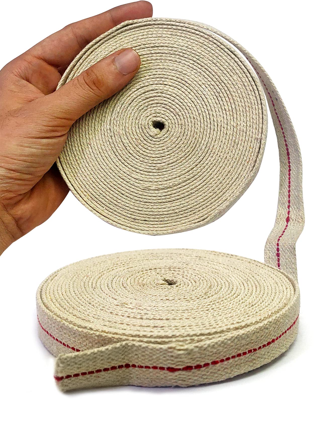 Craftsman 100% Cotton Wicks for Kerosene Lamps - 1/2 Inch, 32.5 Feet Roll, White, Model DIYA102